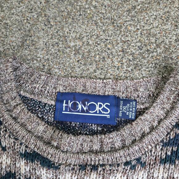 Vtg 90s honors abstract geometric - Picture 4 of 6